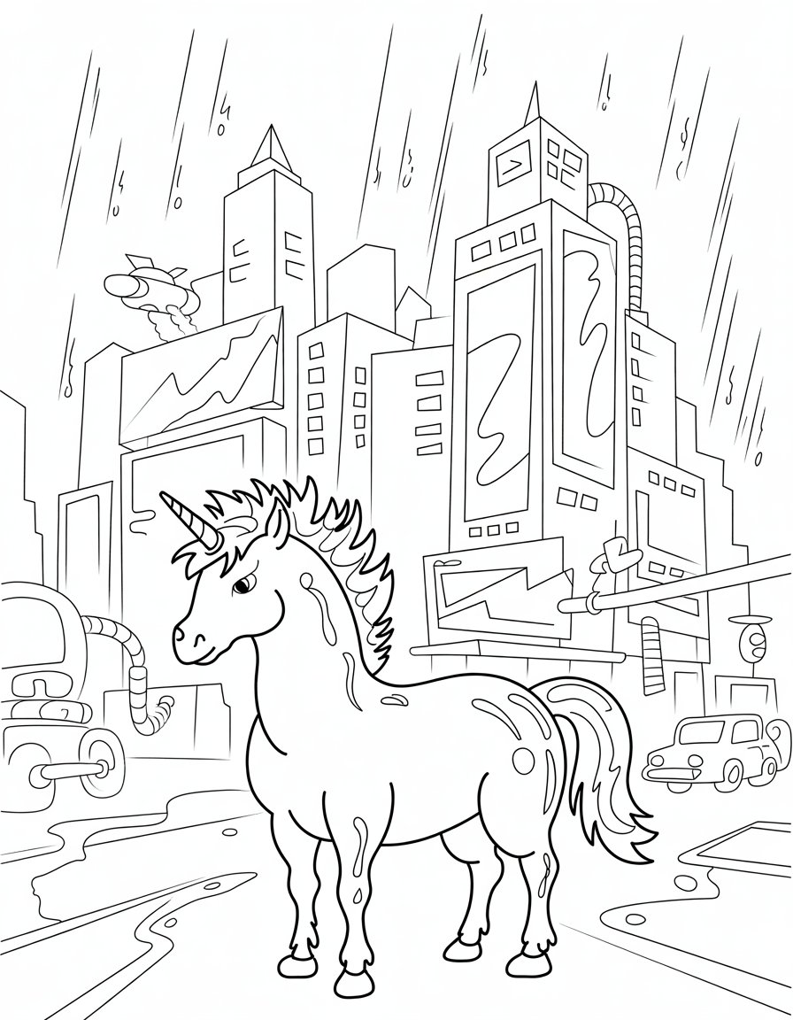 Cyberpunk Unicorn